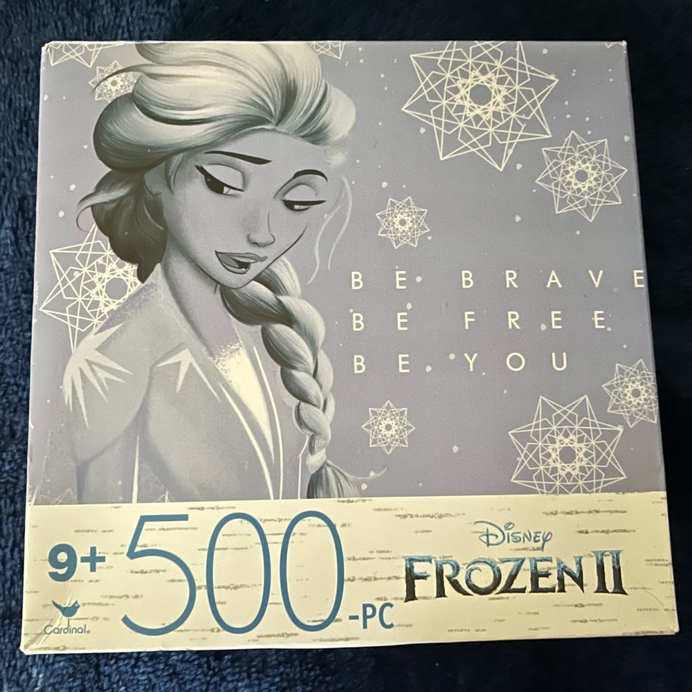 Disney 500 Piece Jigsaw Puzzle Frozen 2 Elsa Brave Free, New